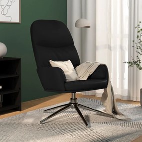 vidaXL Cadeira de descanso couro artificial preto brilhante