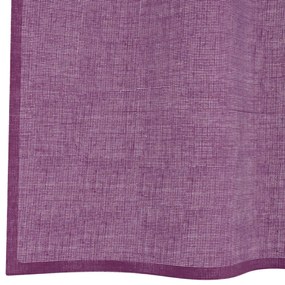 Cortinas de voile com ilhós 2 pcs roxo 140x175 cm