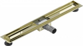 Mexen Flat corpo para ralo linear 80 cm, dourado - 1515080