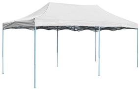 Tenda dobrável profissional para festas 3x6 m aço branco