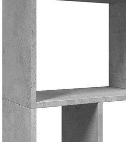 Estante 60x20x120 cm derivados de madeira cinzento cimento