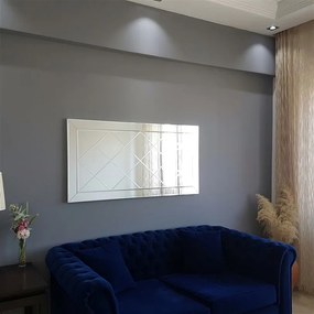 Espelho A306D – Prata – 130x65x2,2 cm