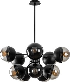 Candeeiro de Teto Karsor – Preto – 68 x 68 cm
