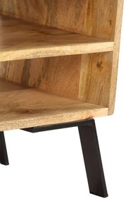 Móvel de TV em madeira de mangueira maciça 140x30x40 cm