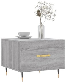Mesa de centro 50x50x40 cm derivados madeira sonoma cinza