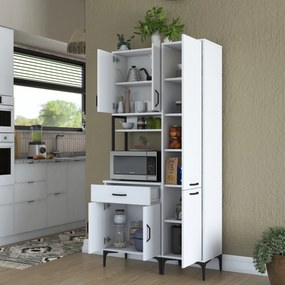 Armário Multiusos JE121 – Branco – 100x198,6x40 cm