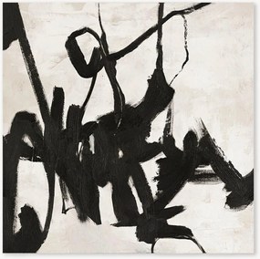 Quadro em tela pintado à mão Playblack