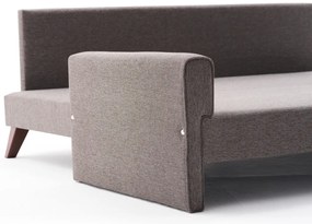 Sofá-Cama 3 Lugares Bella – Castanho – 208 x 85 x 81 cm