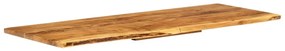Tampo p/ móvel toucador WC 140x52x2,5 cm madeira acácia maciça