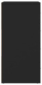 Aparadores 3 pcs derivados de madeira preto