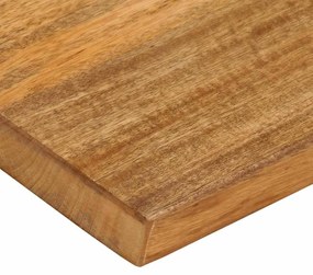 Tampo de mesa c/ borda viva 50x40x2,5 cm mangueira maciça