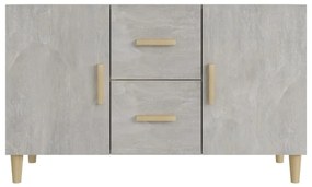 Aparador 100x36x60 cm derivados de madeira cinzento cimento