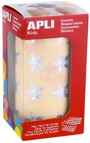 Rolo Autocolantes Estrela Holografico 19,5MM