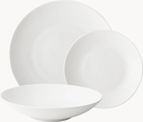 Conjunto de loiça em porcelana Premium, 4 pessoas, conjunto de 12