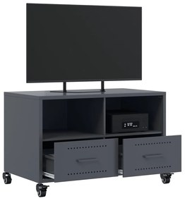 Móvel de TV 68x39x43,5 cm aço antracite
