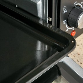 Mini Forno Elétrico 21L 1400W Forno Elétrico de Mesa com Temporizador