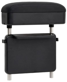 vidaXL Apoio de braço para carro universal 23x8x (30-38) cm ABS preto