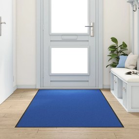 Capacho Lavável Azul 120x250 cm