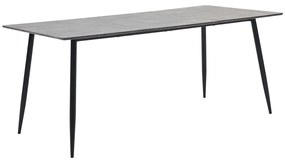 vidaXL Mesa de jantar 180x90x75 cm MDF cinzento