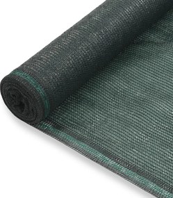 vidaXL Rede de ténis PEAD 1,2x50 m verde