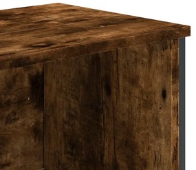 Estante 80x31x169 cm derivados de madeira carvalho fumado