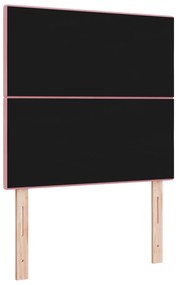 Cabeceira vidaXL Botonê Rosa 90 cm Veludo
