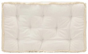 vidaXL Almofadão para sofá de paletes 73x40x7 cm bege