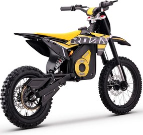 Mini moto elétrica para crianças velocidade até 50 km/h C/Limitador 907 2000W 48V 13Ah Litio Amarela