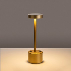 Candeeiro de Mesa Keyf – Dourado – Diâmetro: 9 cm Altura: 28 cm