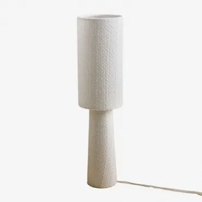 Candeeiro De Mesa Bercy Em Tecido E Ferro ↑60 Cm - Sklum