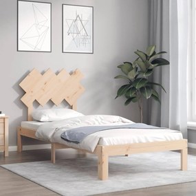 Cama sem colchão 90x200 cm madeira de pinho maciça