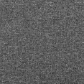 Estrutura de cama sem colchão 160x200 cm tecido cinzento-escuro