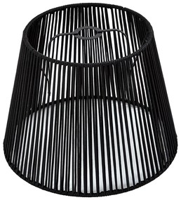 Abajur de exterior com corda preta IP54 40/28/30 Japandi