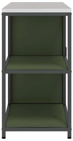 Conjunto de Armazenamento de Cozinha 2 pcs Verde Oliva