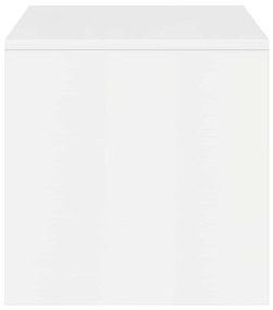 Móvel para TV 100x40x40cm derivados de madeira branco brilhante