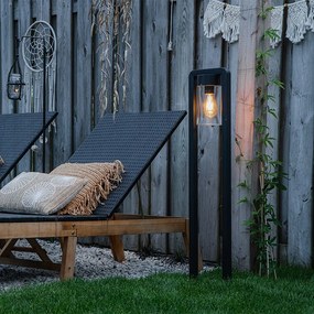 Candeeiro de pé exterior moderno preto IP44 - Jarra Balanco