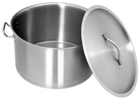 Panela 44 L 45x28 cm aço inoxidável