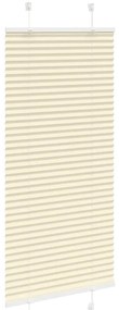 Creme Plissada Cega 60x100 cm Largura Tecido 59,4 cm Poliéster