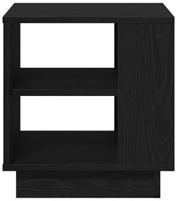 Mesa de Centro vidaXL Carvalho Preto 40x40x43 cm Madeira engenheirada