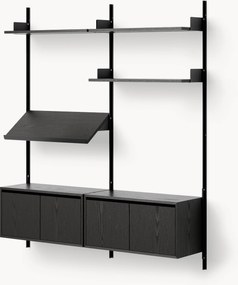 Estante de parede grande com armários Living