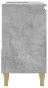 Armário WC 65x33x60 cm derivados de madeira cinzento cimento