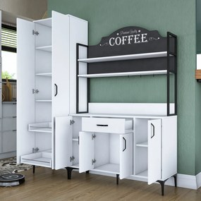 Armário Multiusos JE148 – Branco – 280x198,6x40 cm