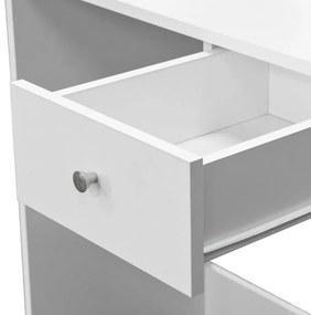 Toucador em aglomerado 75x40x141 cm branco