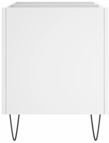 Armário para discos 74,5x38x48 cm derivados de madeira branco