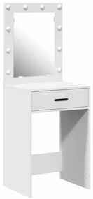 Mesa de Toucador com Luzes LED Branca 50x41x135 cm