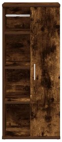 Móvel p/casa banho c/suporte rolos 39x22x90 cm carvalho fumado