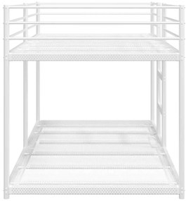 Beliche sem colchão 75x190 cm aço branco