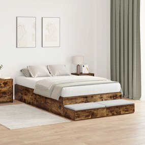 Estrado de Cama Carvalho Defumado 120x200 cm