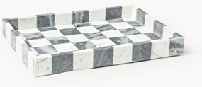 Westwing Crosby Studios Tabuleiro decorativo em mármore Carreaux,
