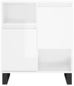 Aparador 60x35x70 cm derivados de madeira branco brilhante